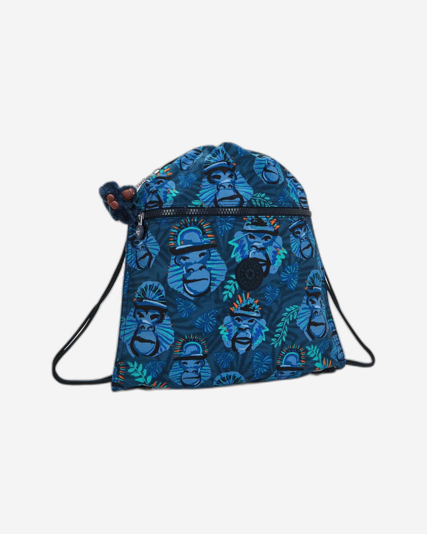 حقيبة ظهر Kipling Supertaboo Blue Monkey Fun متوسطة الحجم C2I5637-8HJ