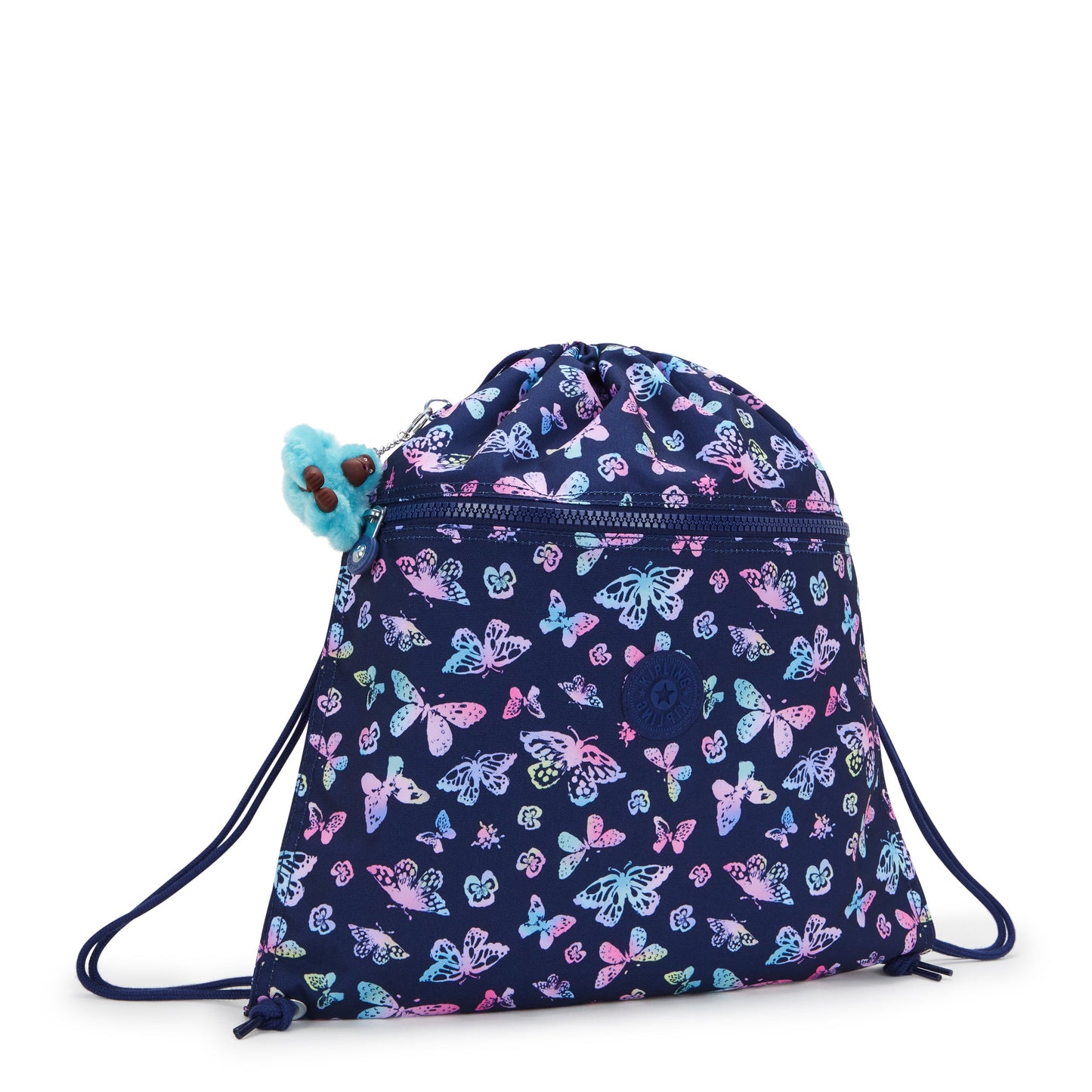 حقيبة ظهر Kipling Supertaboo Butterfly Fun متوسطة الحجم C2I5637-F5K