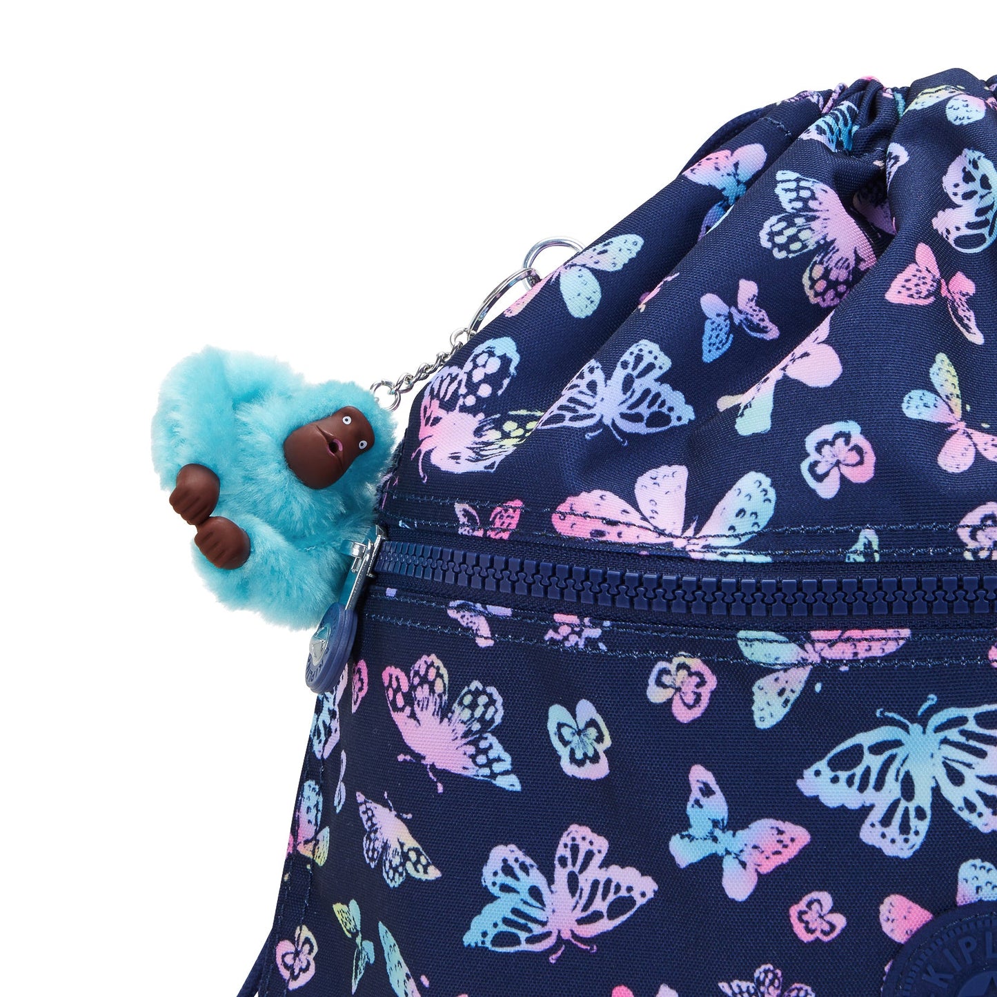 حقيبة ظهر Kipling Supertaboo Butterfly Fun متوسطة الحجم C2I5637-F5K