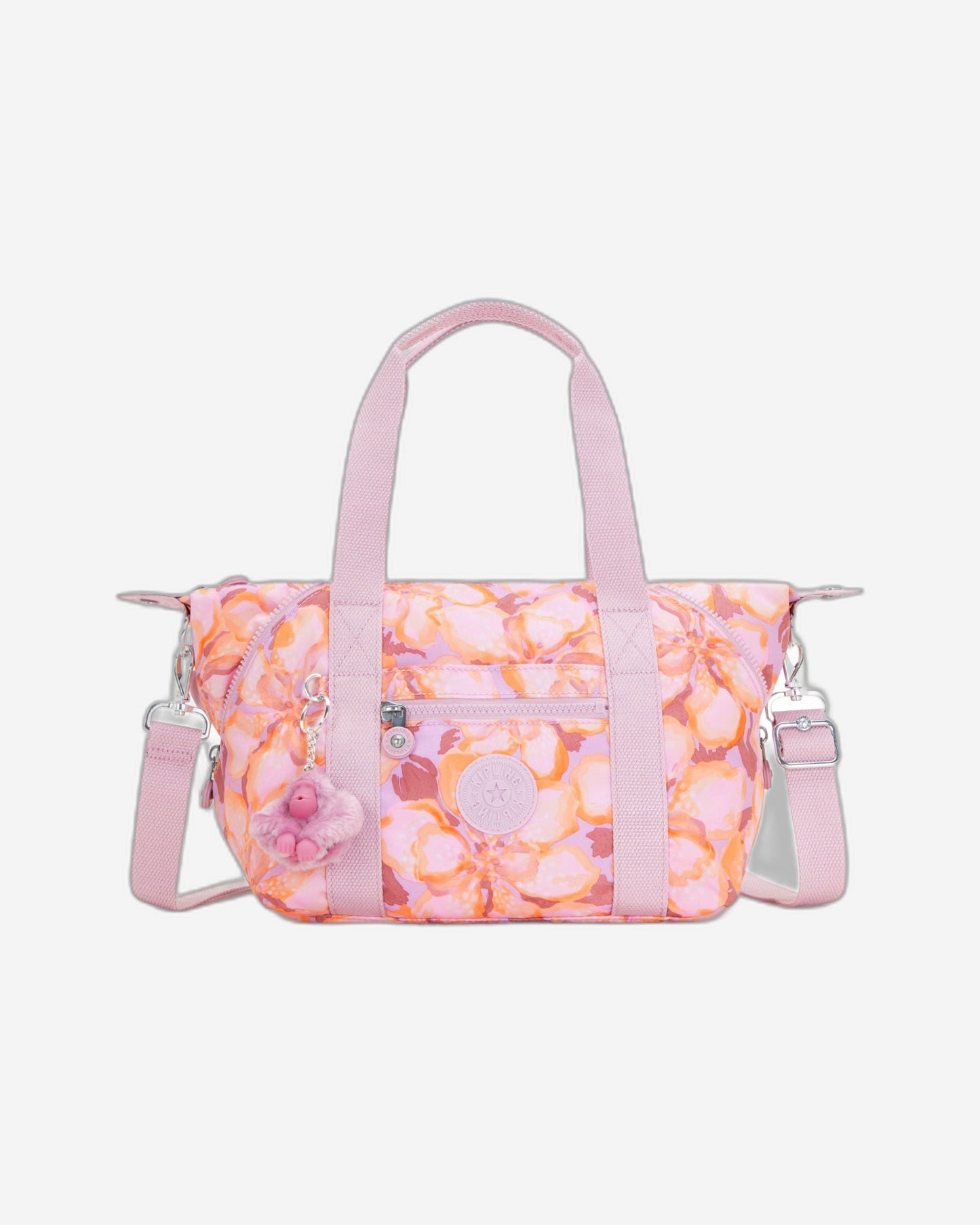 KIPLING-Art Mini-حقيبة يد صغيرة (بحزام كتف قابل للإزالة)-بودرة زهرية-I5656-ES4