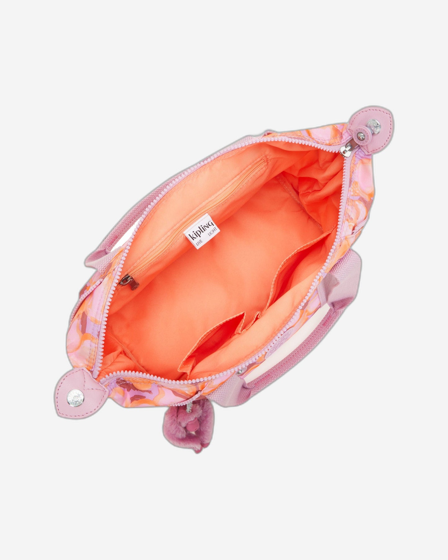 KIPLING-Art Mini-حقيبة يد صغيرة (بحزام كتف قابل للإزالة)-بودرة زهرية-I5656-ES4