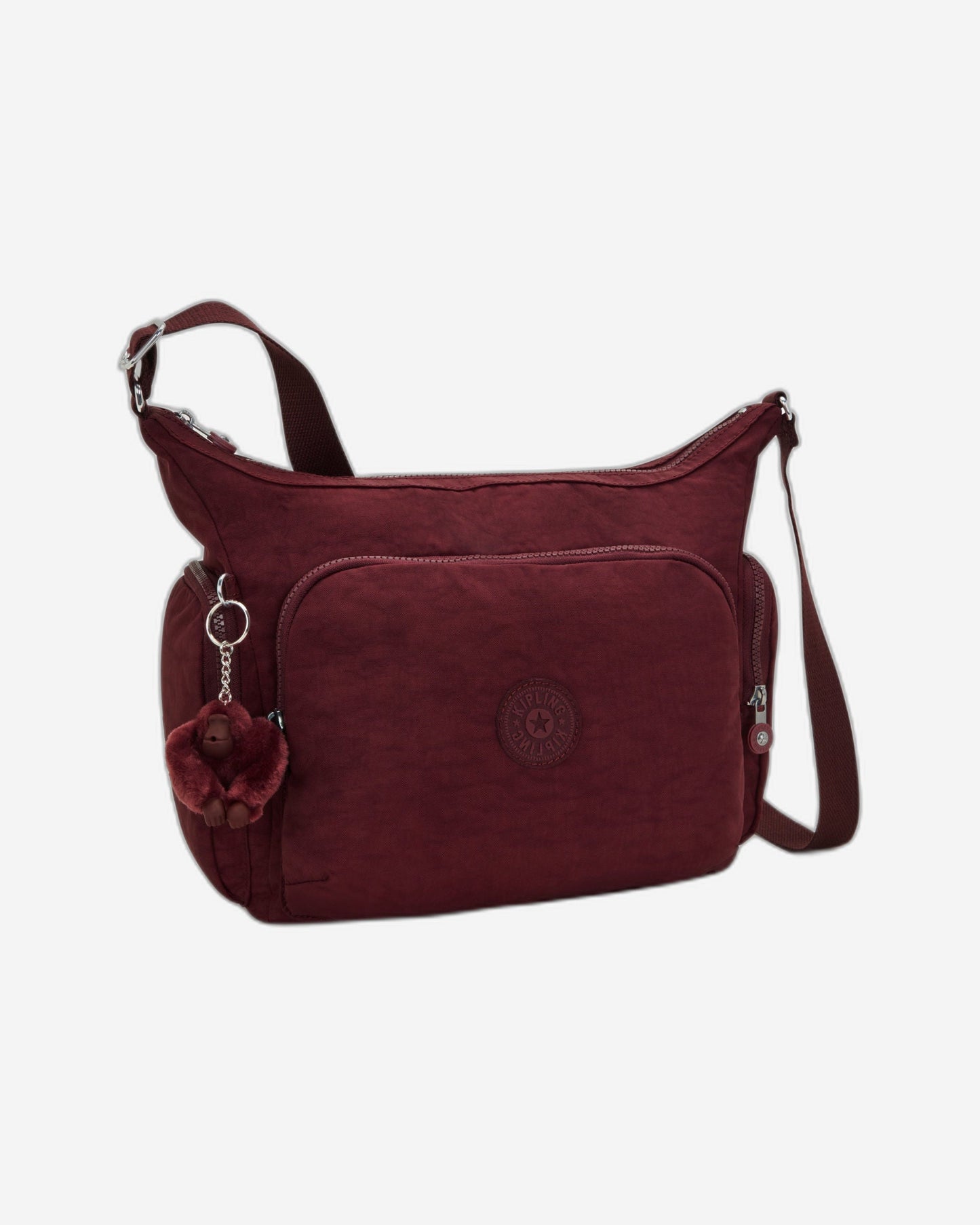 Kipling Gabb Lounge Wine حقيبة كروس كبيرة I5740-5Fw