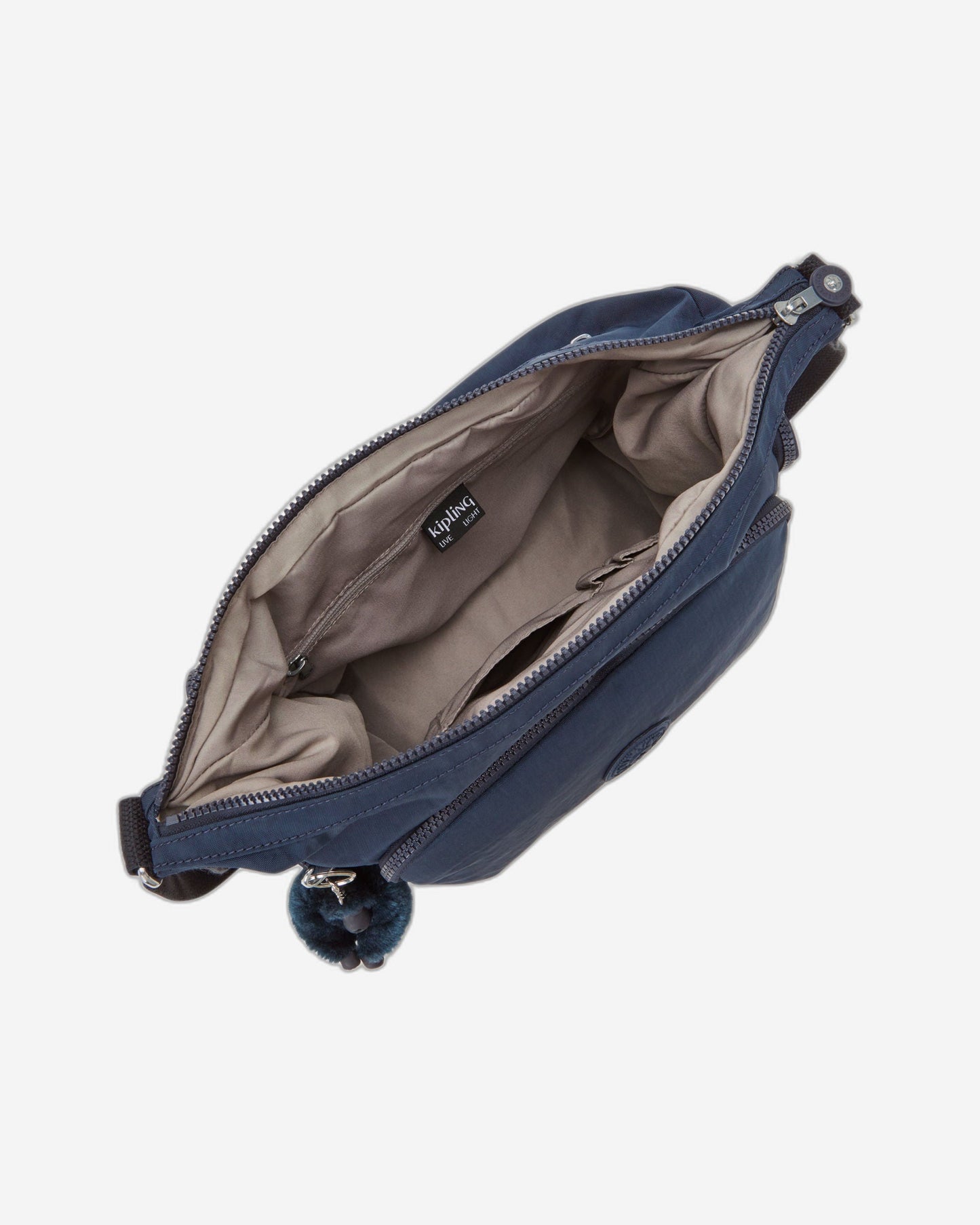 حقيبة كروس كبيرة كيبليج جاب بلون أزرق (Kipling Gabb Blue Bleu 2 Large Crossbody Bag C2I5740-96V)