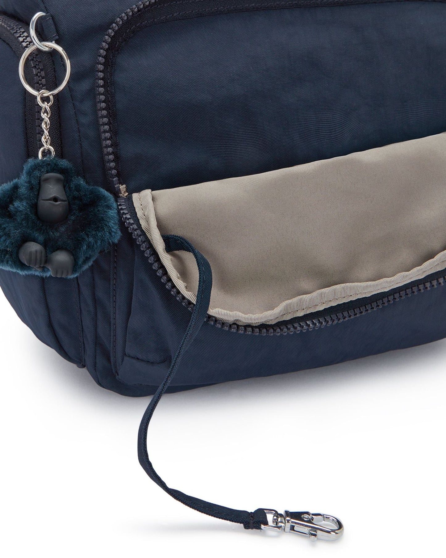 حقيبة كروس كبيرة كيبليج جاب بلون أزرق (Kipling Gabb Blue Bleu 2 Large Crossbody Bag C2I5740-96V)