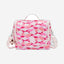 حقيبة غداء كبيرة Kipling New Kichirou Pink Palm مع جراب عربة I5749-1BV