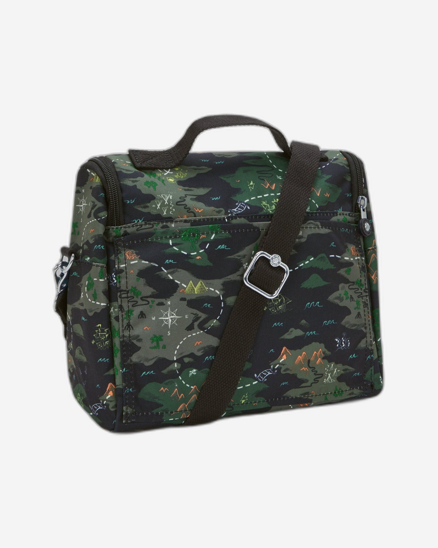 صندوق غداء كبير من KIPLING New Kichirou Camo Treasure (مع جراب عربة) I5749-3PB