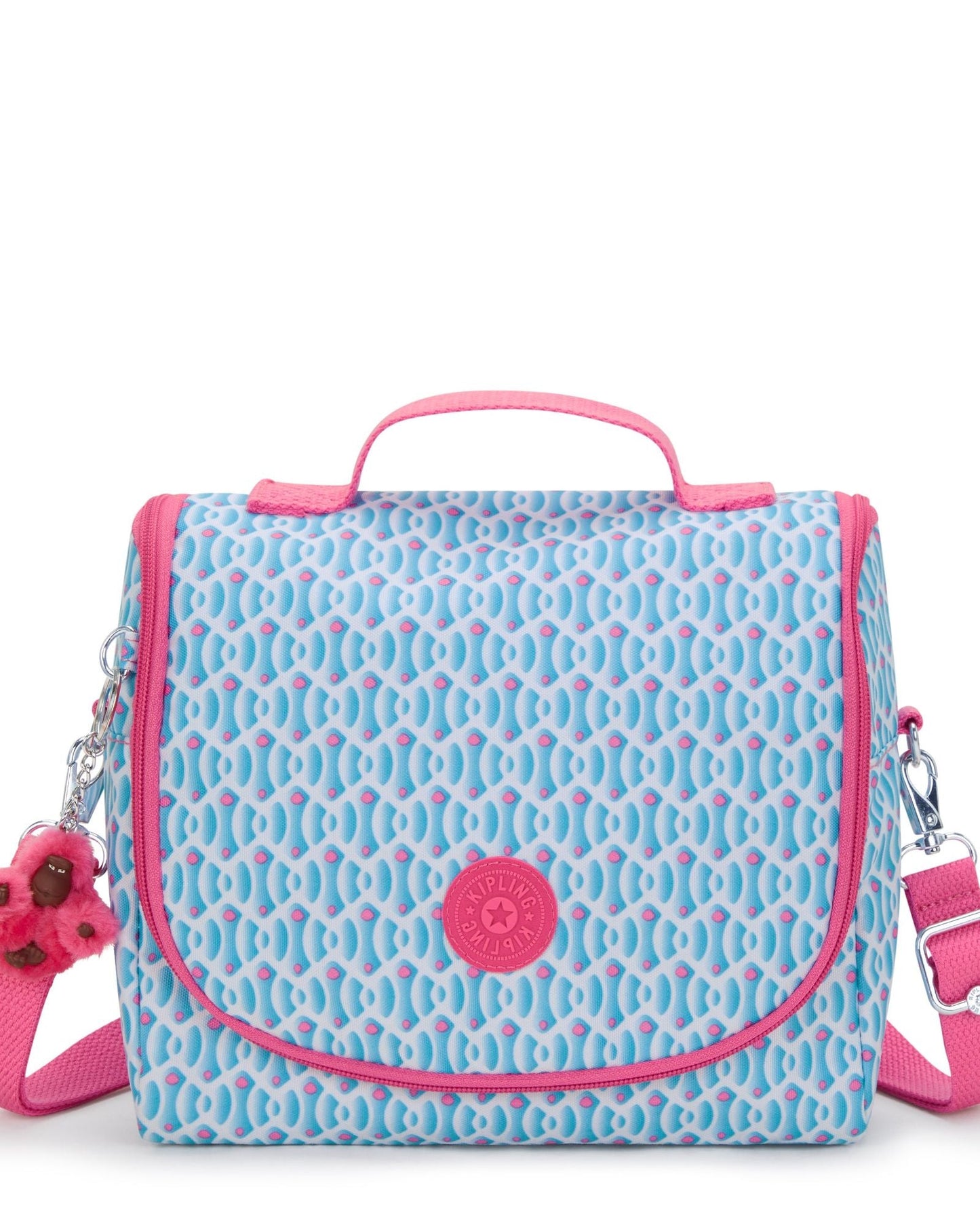 حقيبة غداء Kipling New Kichirou Dreamy Geo C كبيرة مع جراب عربة C2I5749-D1W