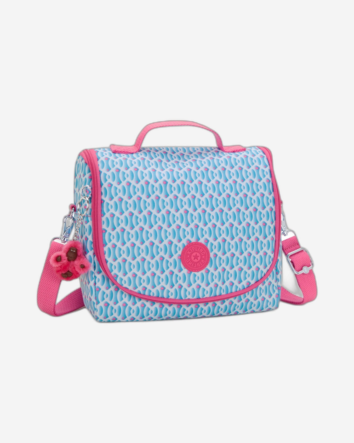 حقيبة غداء Kipling New Kichirou Dreamy Geo C كبيرة مع جراب عربة C2I5749-D1W
