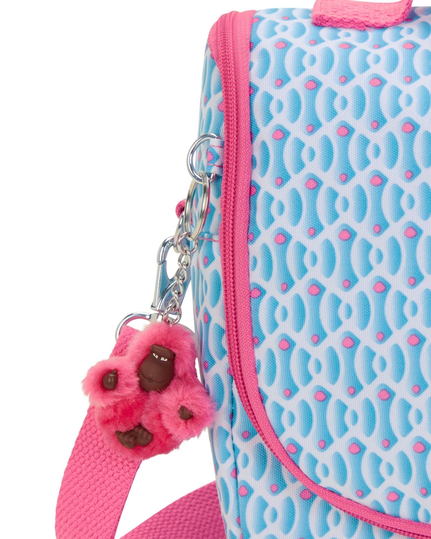 حقيبة غداء Kipling New Kichirou Dreamy Geo C كبيرة مع جراب عربة C2I5749-D1W