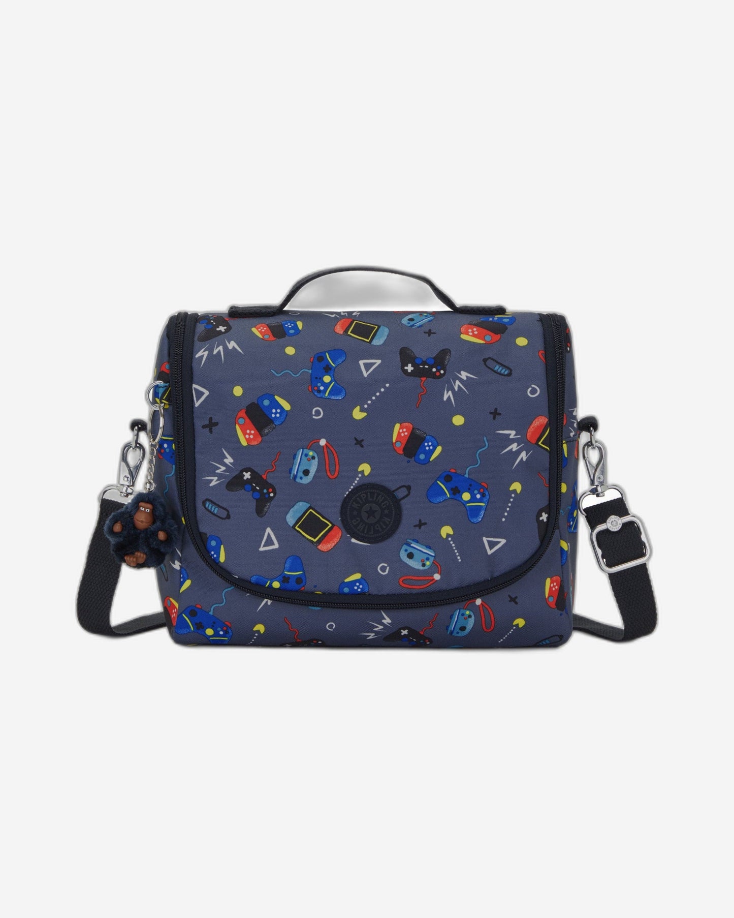 حقيبة غداء كبيرة Kipling New Kichirou Gaming Grey مع جيب ترولي C2I5749-T6T