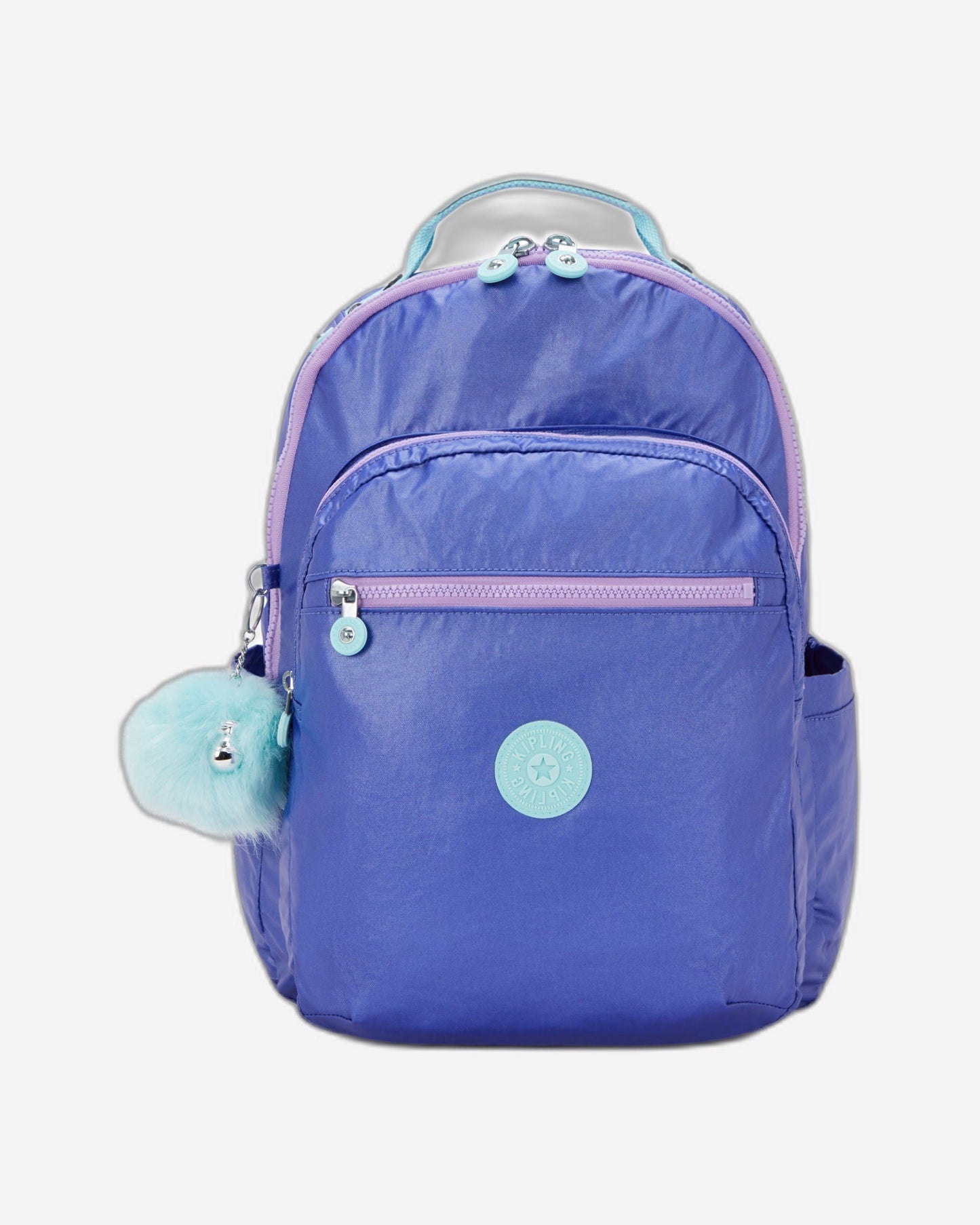 Kipling Seoul Cosmic Metallic حقيبة ظهر كبيرة I5764-8DE