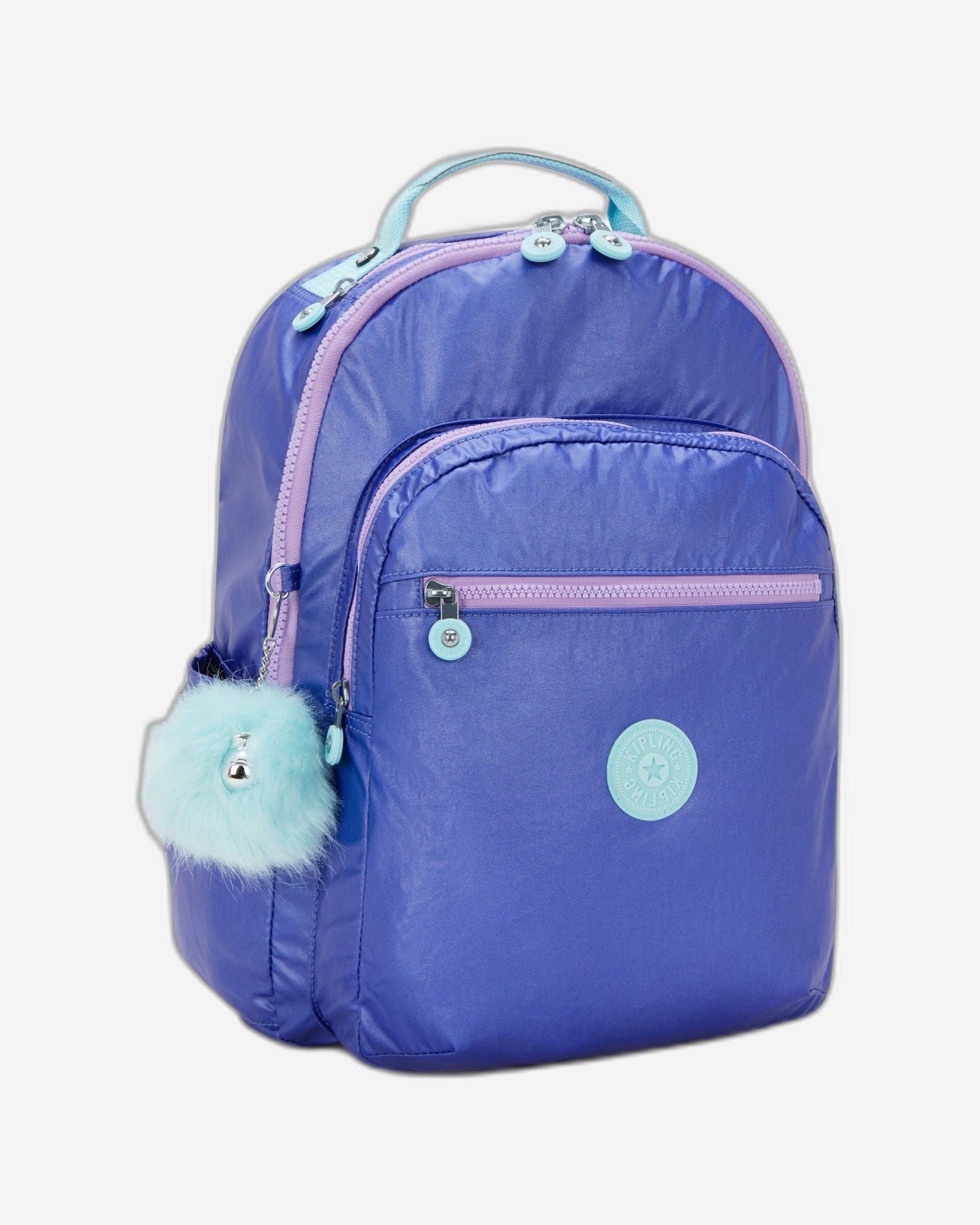 Kipling Seoul Cosmic Metallic حقيبة ظهر كبيرة I5764-8DE