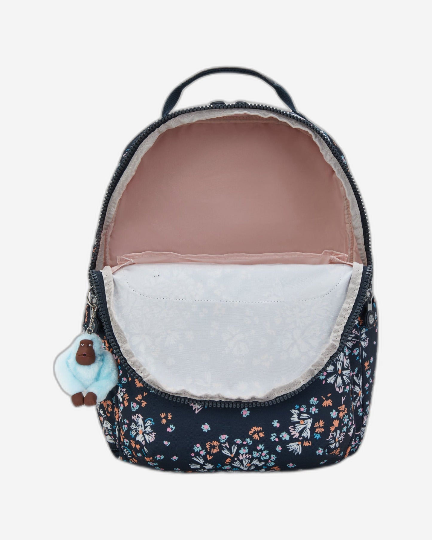 حقيبة ظهر KIPLING Seoul Lap Flower Field كبيرة (مع حجرة للكمبيوتر المحمول) I5816-5GB