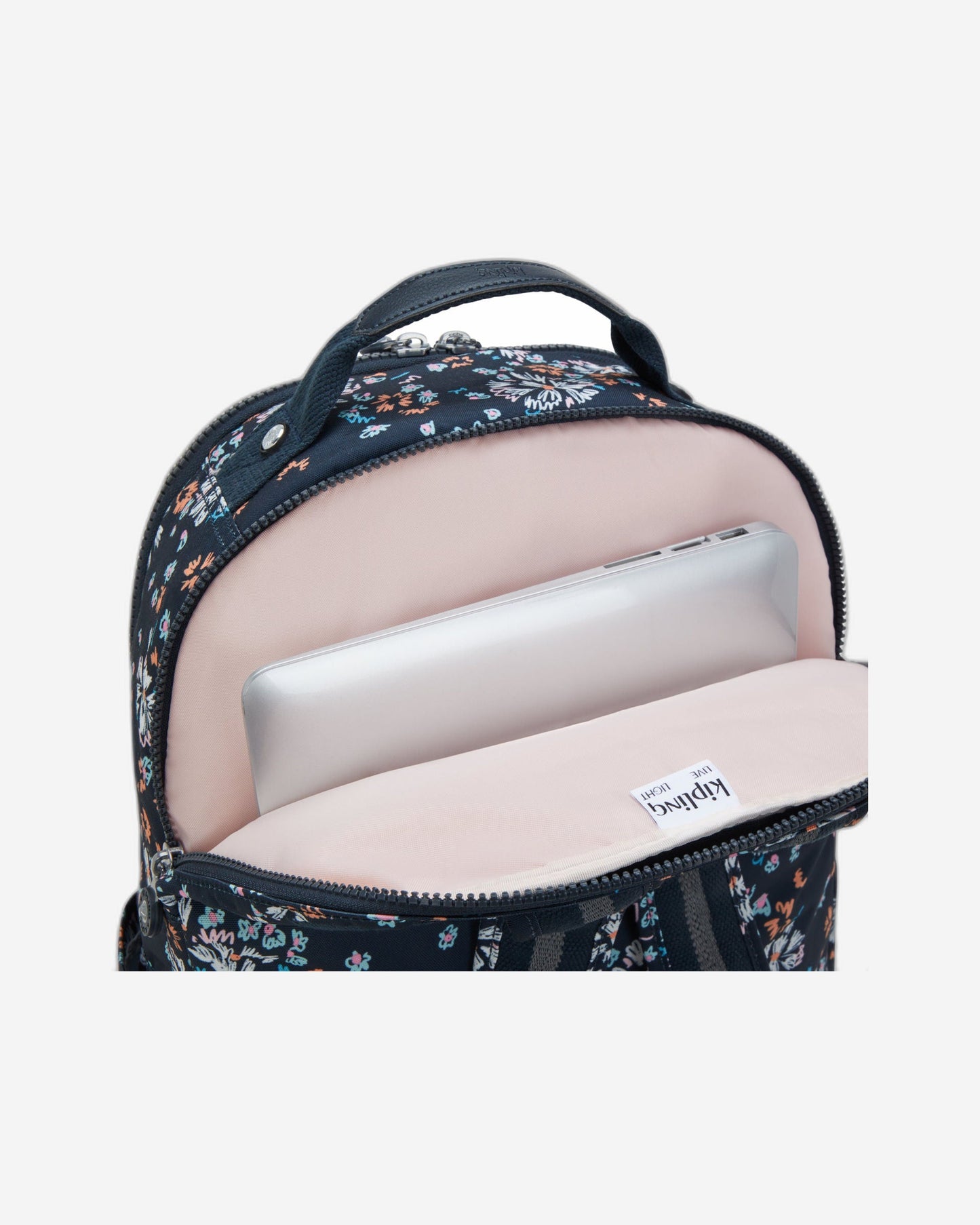 حقيبة ظهر KIPLING Seoul Lap Flower Field كبيرة (مع حجرة للكمبيوتر المحمول) I5816-5GB