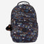 حقيبة ظهر Kipling Seoul Lap Neon Skate كبيرة مع حجرة للكمبيوتر المحمول I5816-71M