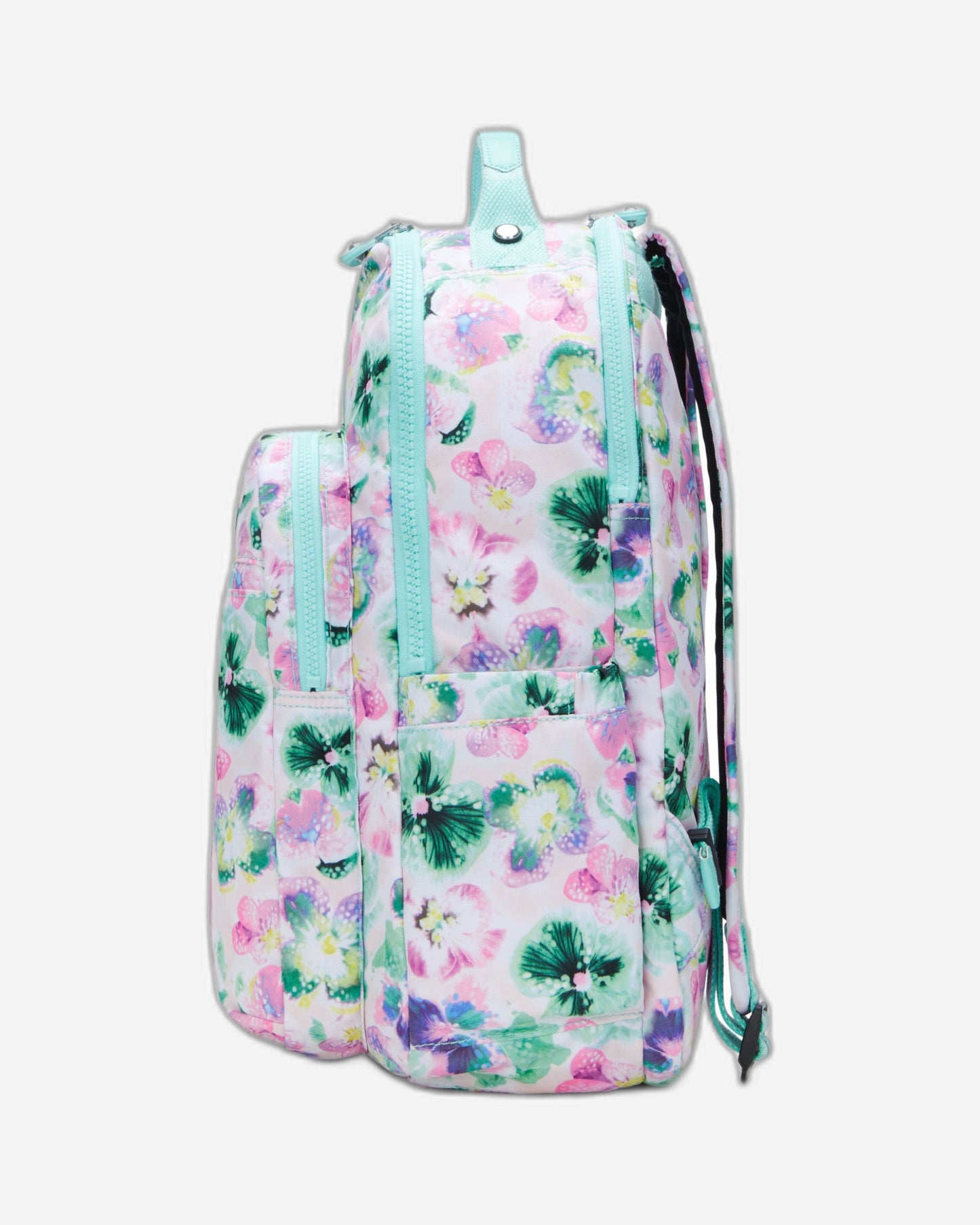 Kipling Seoul Lap Aqua Blossom حقيبة ظهر كبيرة C2I5816-7EC