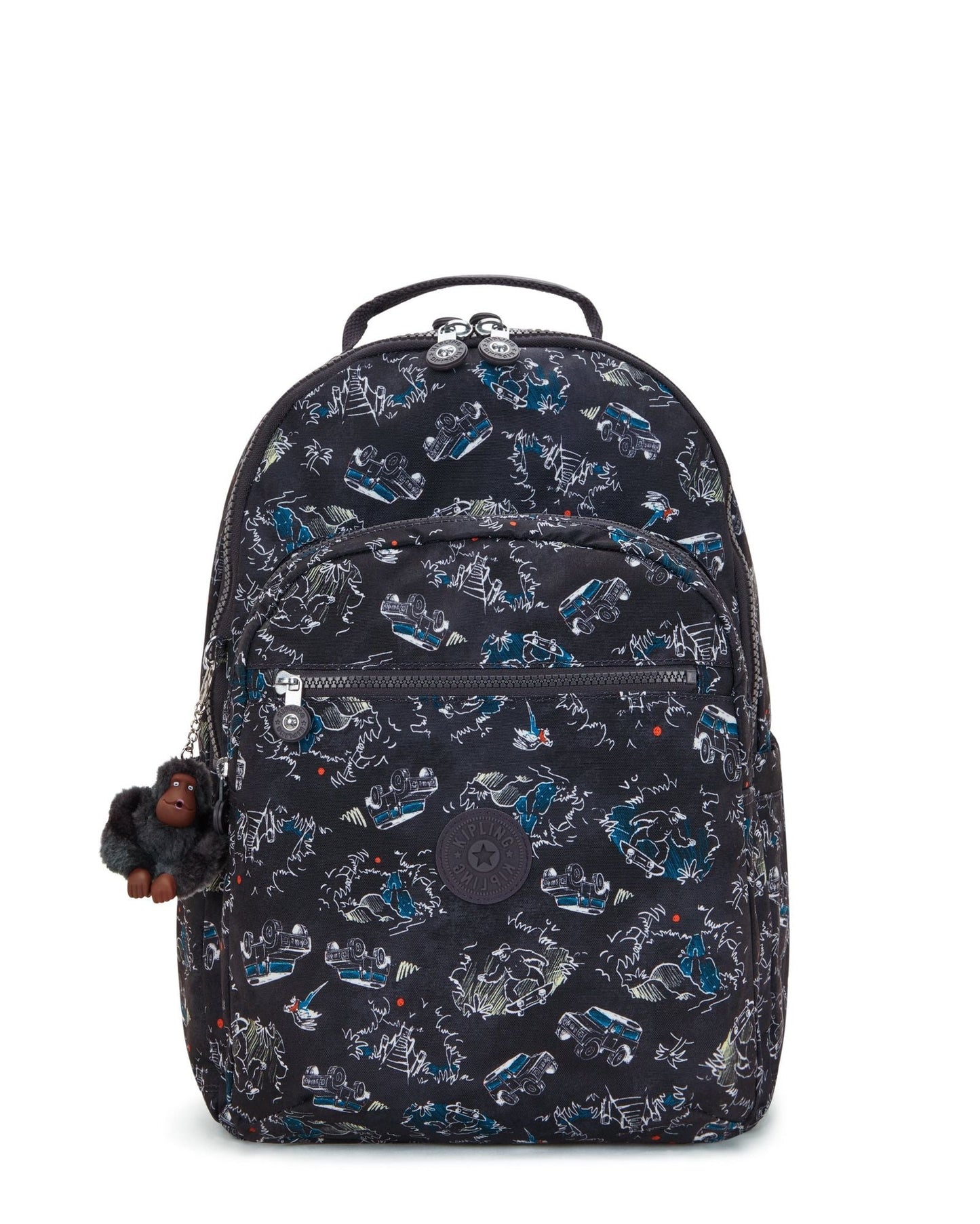 حقيبة ظهر Kipling Seoul Lap Jungle Fun Race كبيرة C2I5816-TJ3