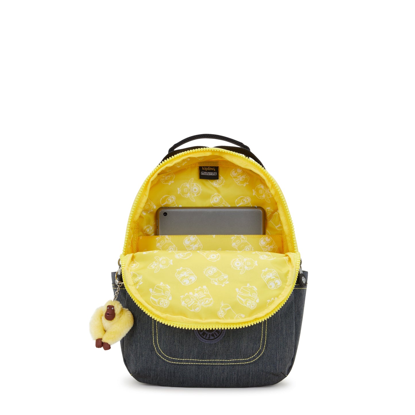 حقيبة ظهر صغيرة من Kipling Seoul S Minion Jeans Bl C2I5853-MI8