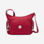 حقيبة كتف متوسطة الحجم Kipling Gabb S باللون الأحمر والنبيذ الأحمر I6041-6SE