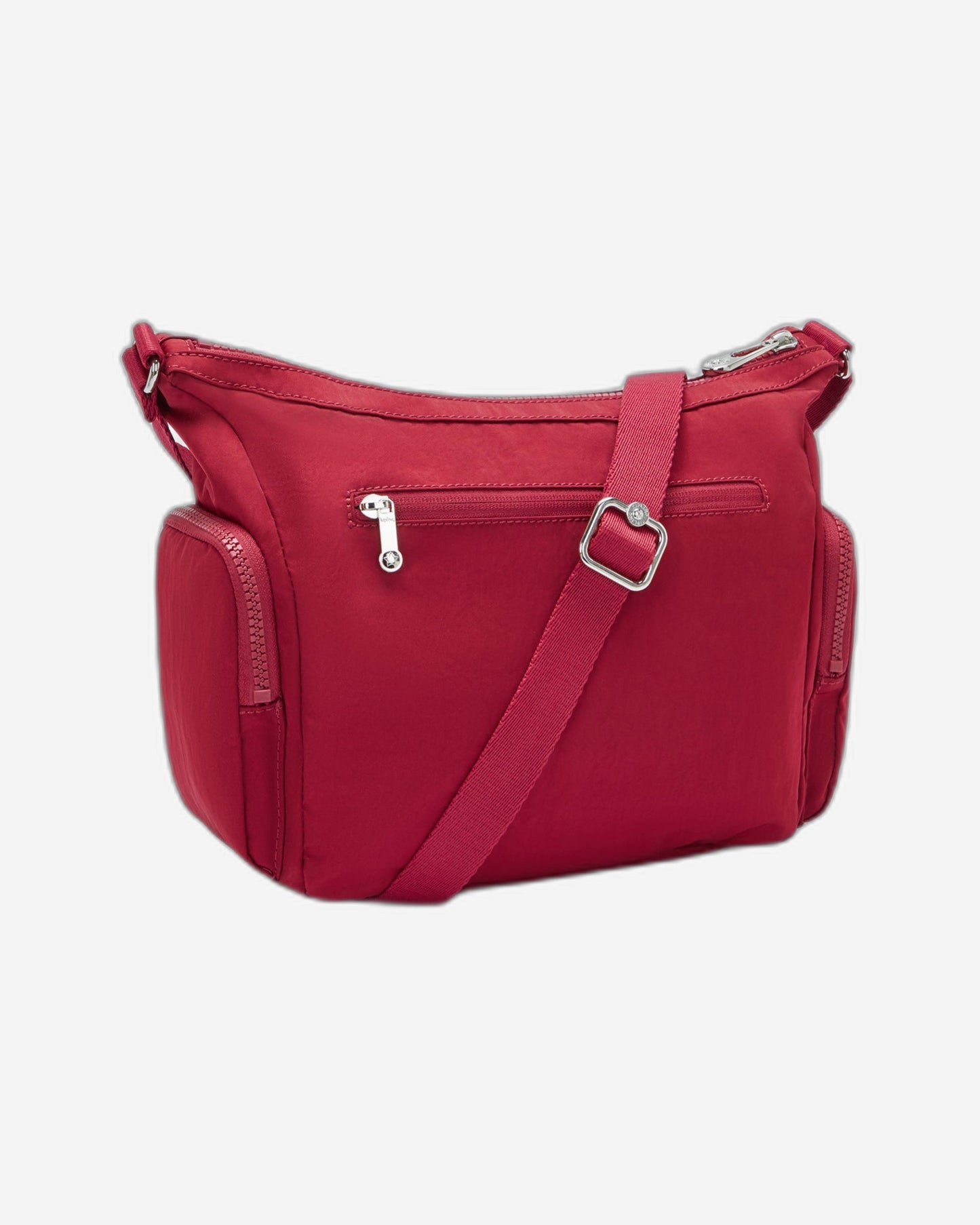حقيبة كتف متوسطة الحجم Kipling Gabb S باللون الأحمر والنبيذ الأحمر I6041-6SE