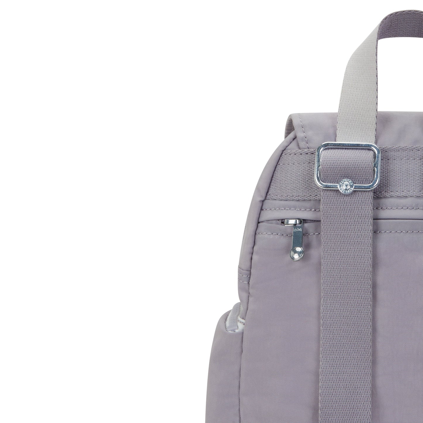 حقيبة ظهر KIPLING-City Zip Mini-Mini مع أحزمة قابلة للتعديل - رمادي فاتح - I6046-1FB