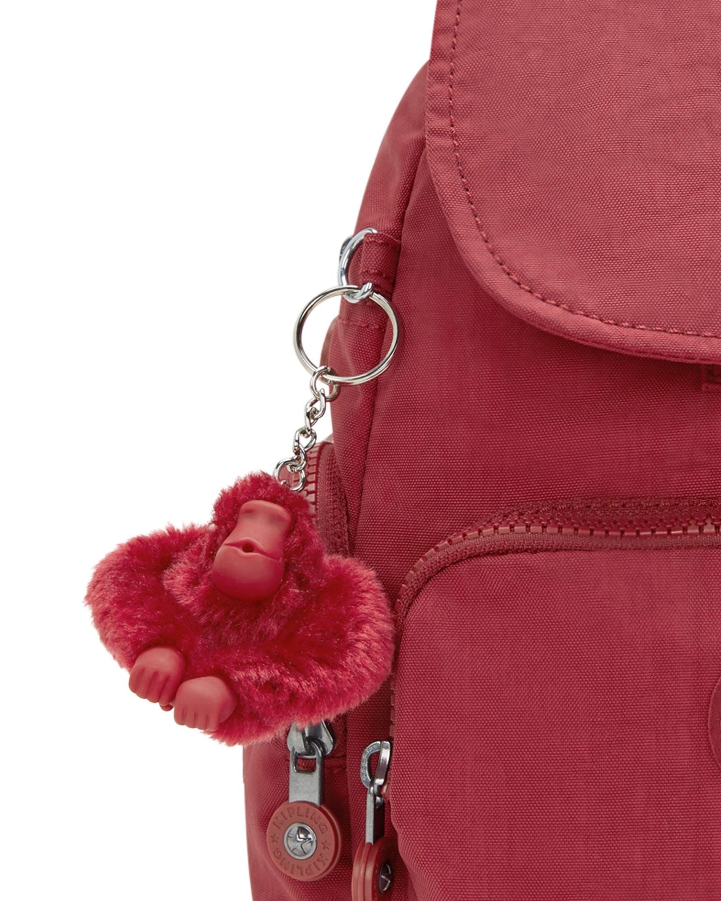 حقيبة ظهر Kipling City Zip Mini Funky Red صغيرة I6046-4SS