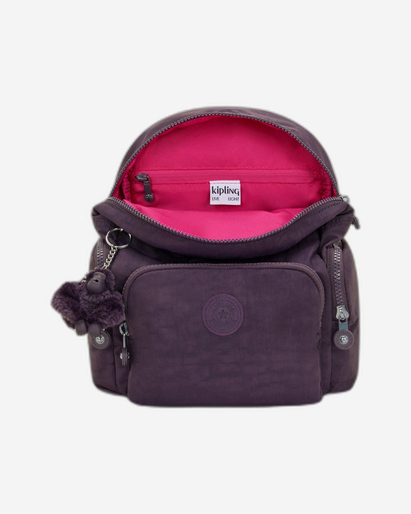 حقيبة ظهر Kipling City Zip Mini Ultimate Plum صغيرة I6046-67U