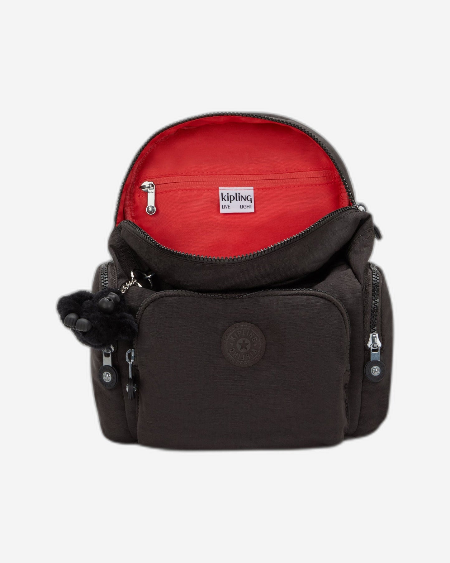 حقيبة ظهر Kipling City Zip Mini Nostalgic Brown صغيرة الحجم I6046-G1R