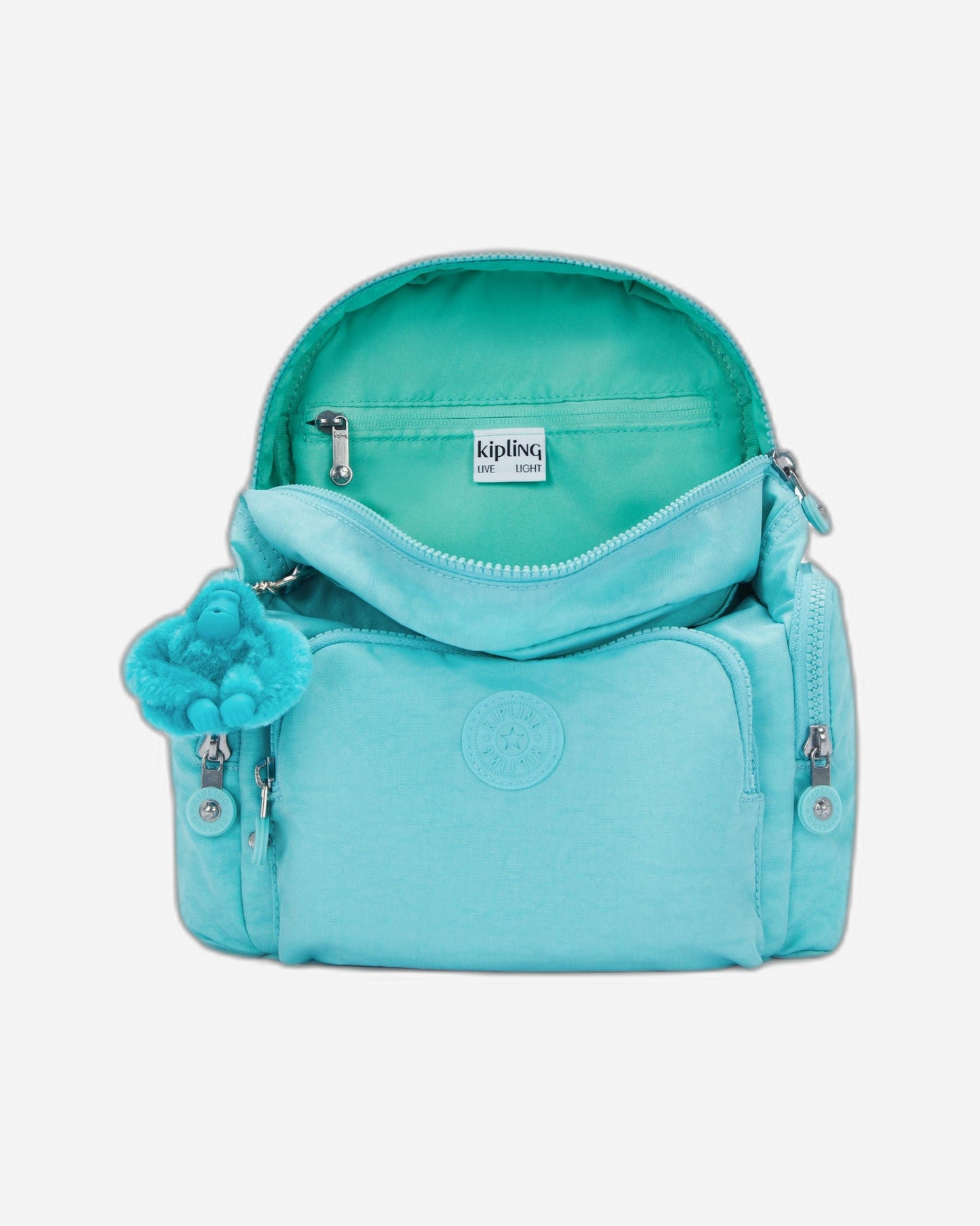 حقيبة ظهر KIPLING-City Zip Mini-Mini مع أحزمة قابلة للتعديل - Deepest Aqua-I6046-T6E