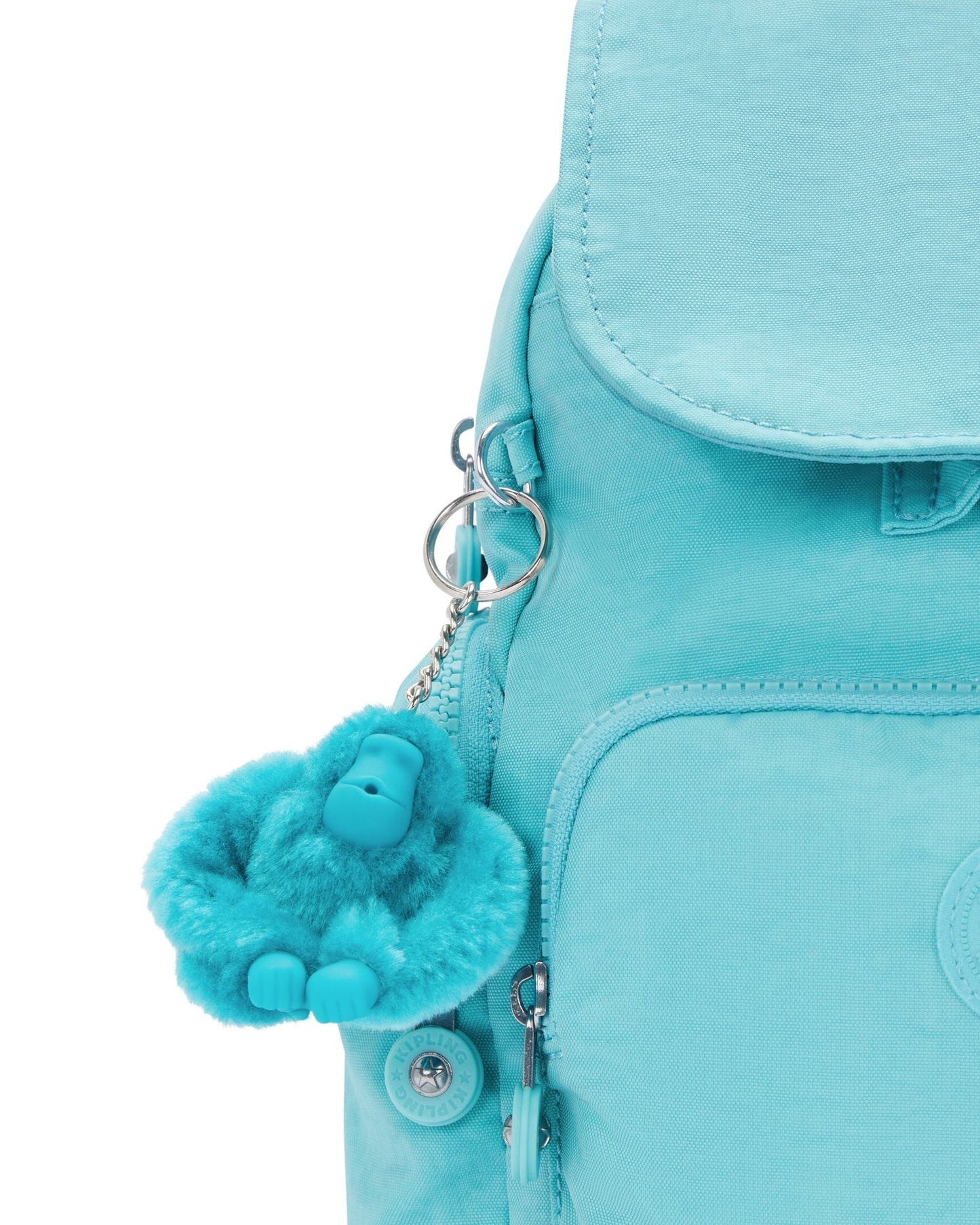 حقيبة ظهر KIPLING-City Zip Mini-Mini مع أحزمة قابلة للتعديل - Deepest Aqua-I6046-T6E