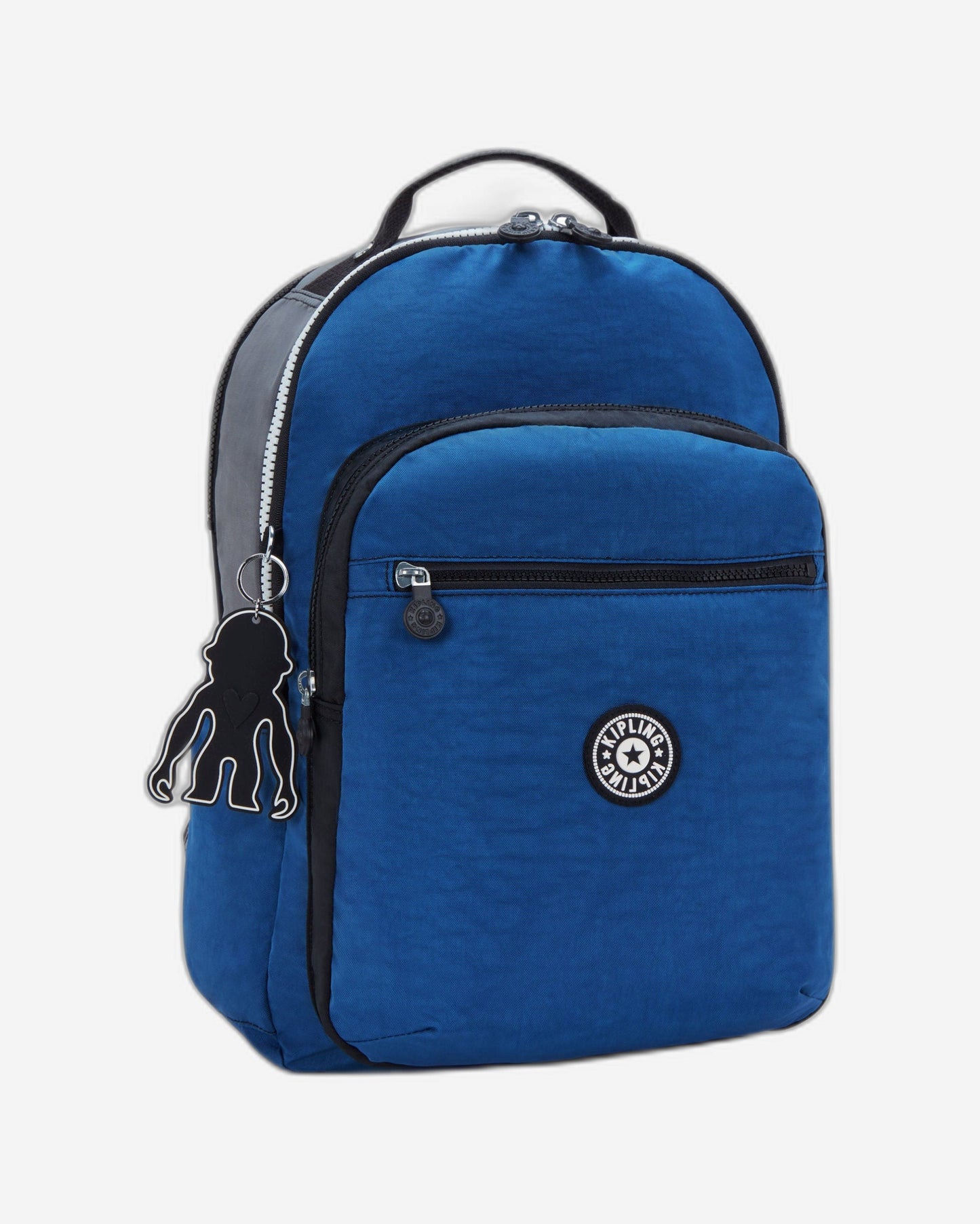 حقيبة ظهر Kipling Seoul Lap Scuba Blue Bl كبيرة مع حجرة للكمبيوتر المحمول I6180-9EK