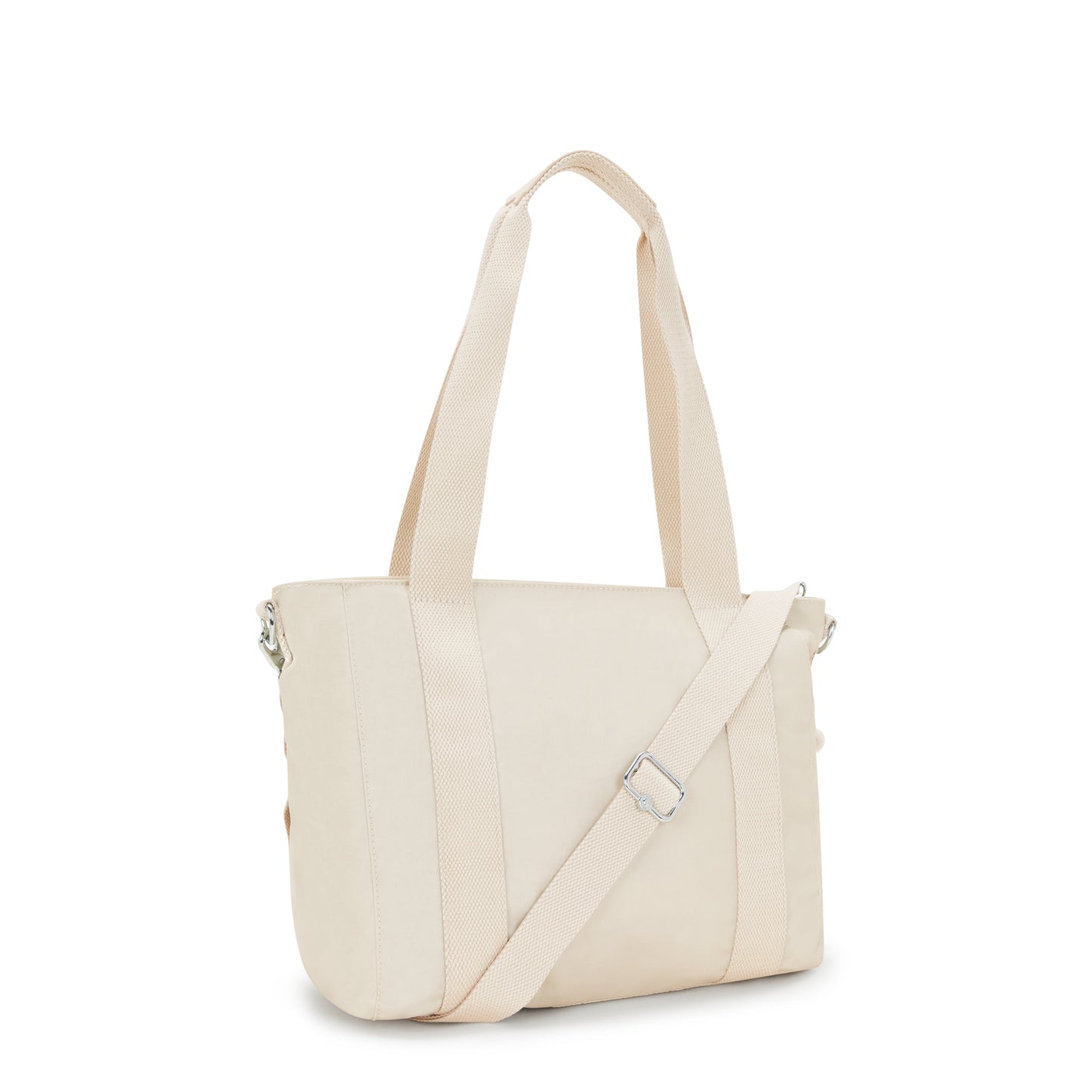 KIPLING-Asseni S-حقيبة توت صغيرة (بحزام كتف قابل للإزالة)-بيج لؤلؤي-I6232-3KA