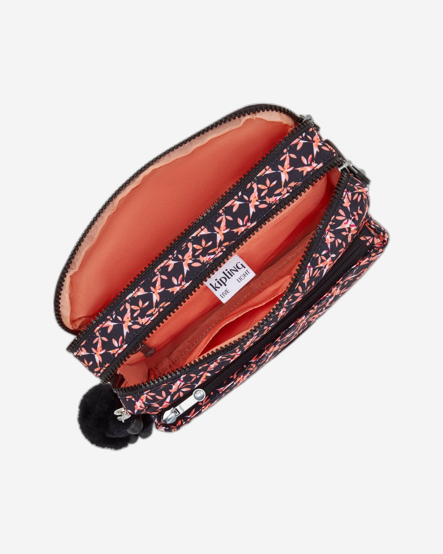 حقيبة كروس بودي متوسطة الحجم من Kipling Abanu M Dancing Bouquet I6237-46X