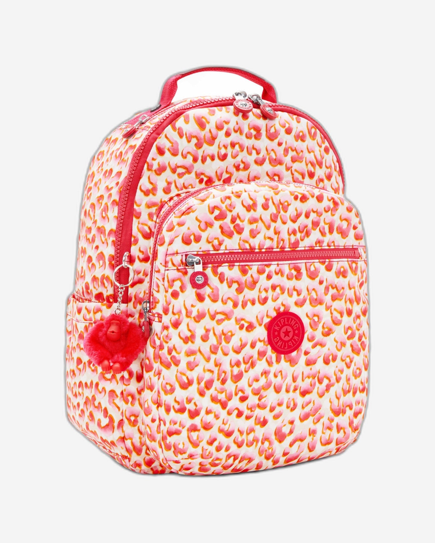 Kipling Seoul Latin Cheetah حقيبة ظهر كبيرة C2I6269-6LX