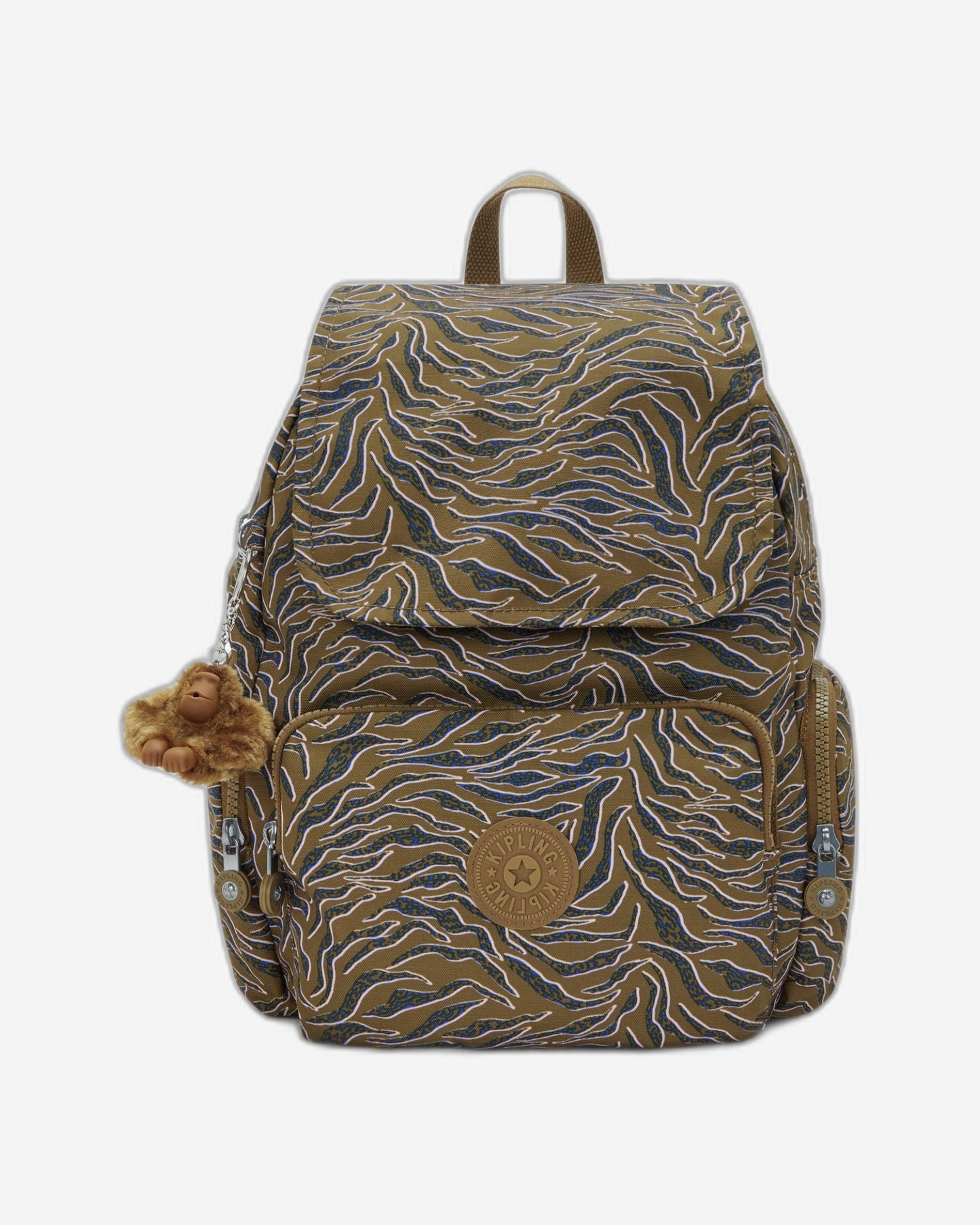 حقيبة ظهر Kipling City Zip S Undersea Leaves صغيرة I6345-1PR