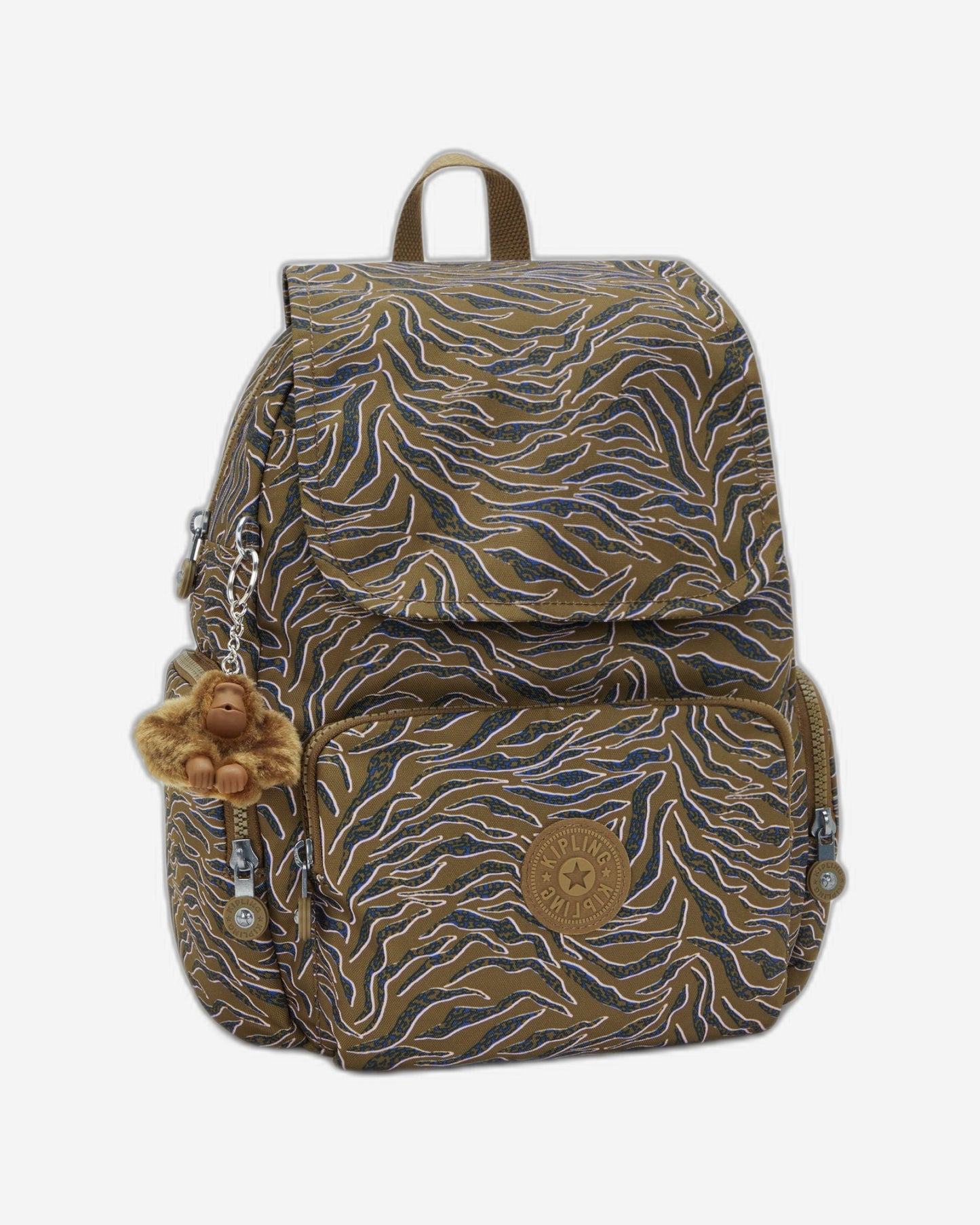 حقيبة ظهر Kipling City Zip S Undersea Leaves صغيرة I6345-1PR