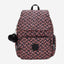 حقيبة ظهر Kipling City Zip S Dancing Bouquet الصغيرة I6345-46X