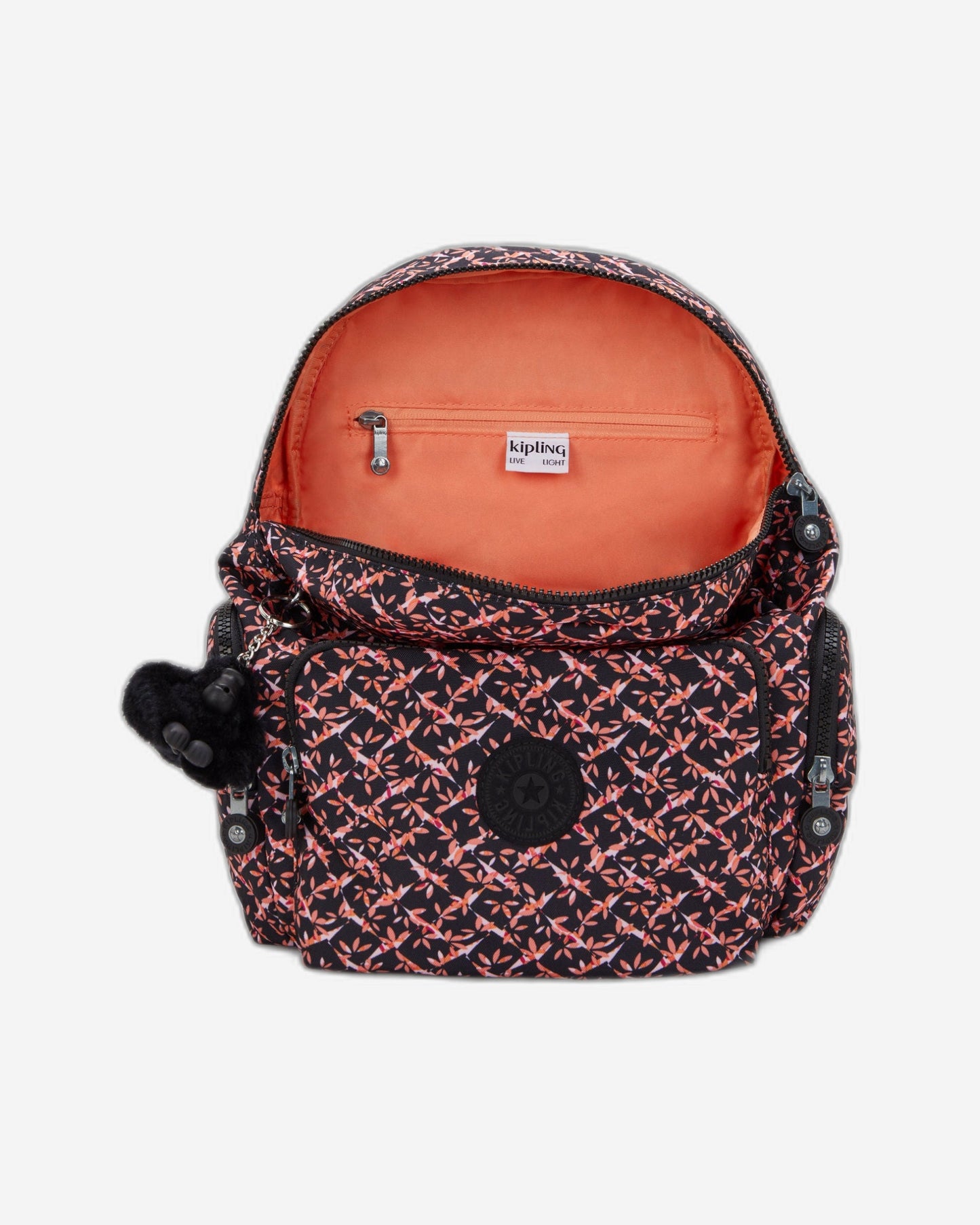 حقيبة ظهر Kipling City Zip S Dancing Bouquet الصغيرة I6345-46X