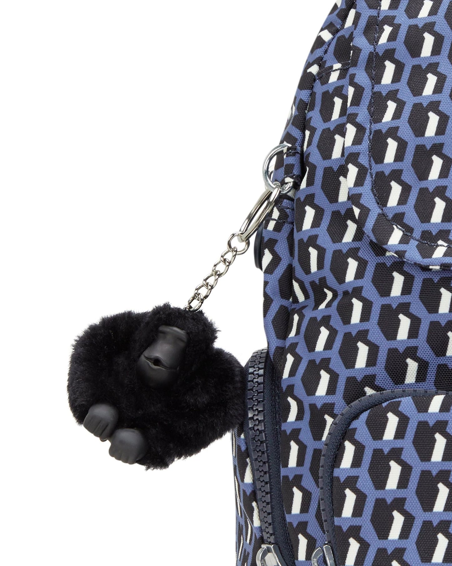 حقيبة ظهر صغيرة Kipling City Zip S 3D K باللون الأزرق I6345-4JS