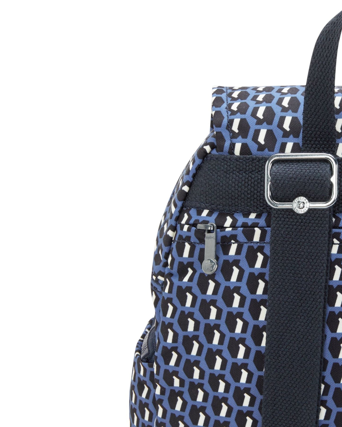 حقيبة ظهر صغيرة Kipling City Zip S 3D K باللون الأزرق I6345-4JS