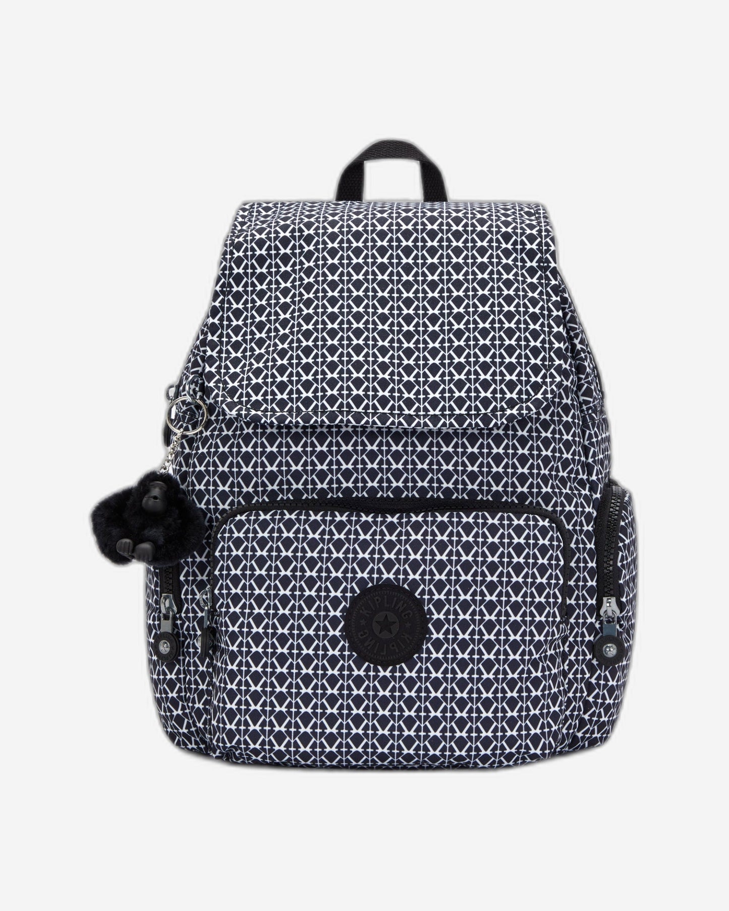 حقيبة ظهر صغيرة بطبعة Kipling City Zip S المميزة C2I6345-DD2