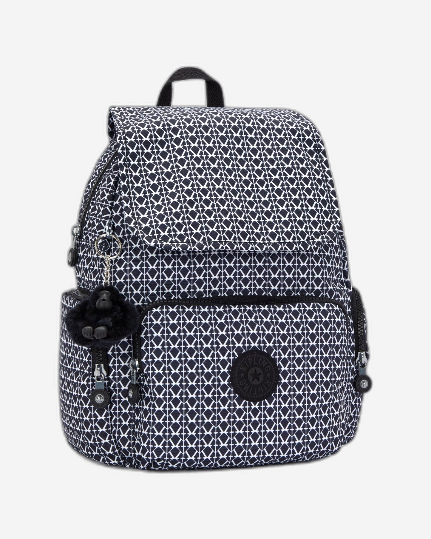 حقيبة ظهر صغيرة بطبعة Kipling City Zip S المميزة C2I6345-DD2