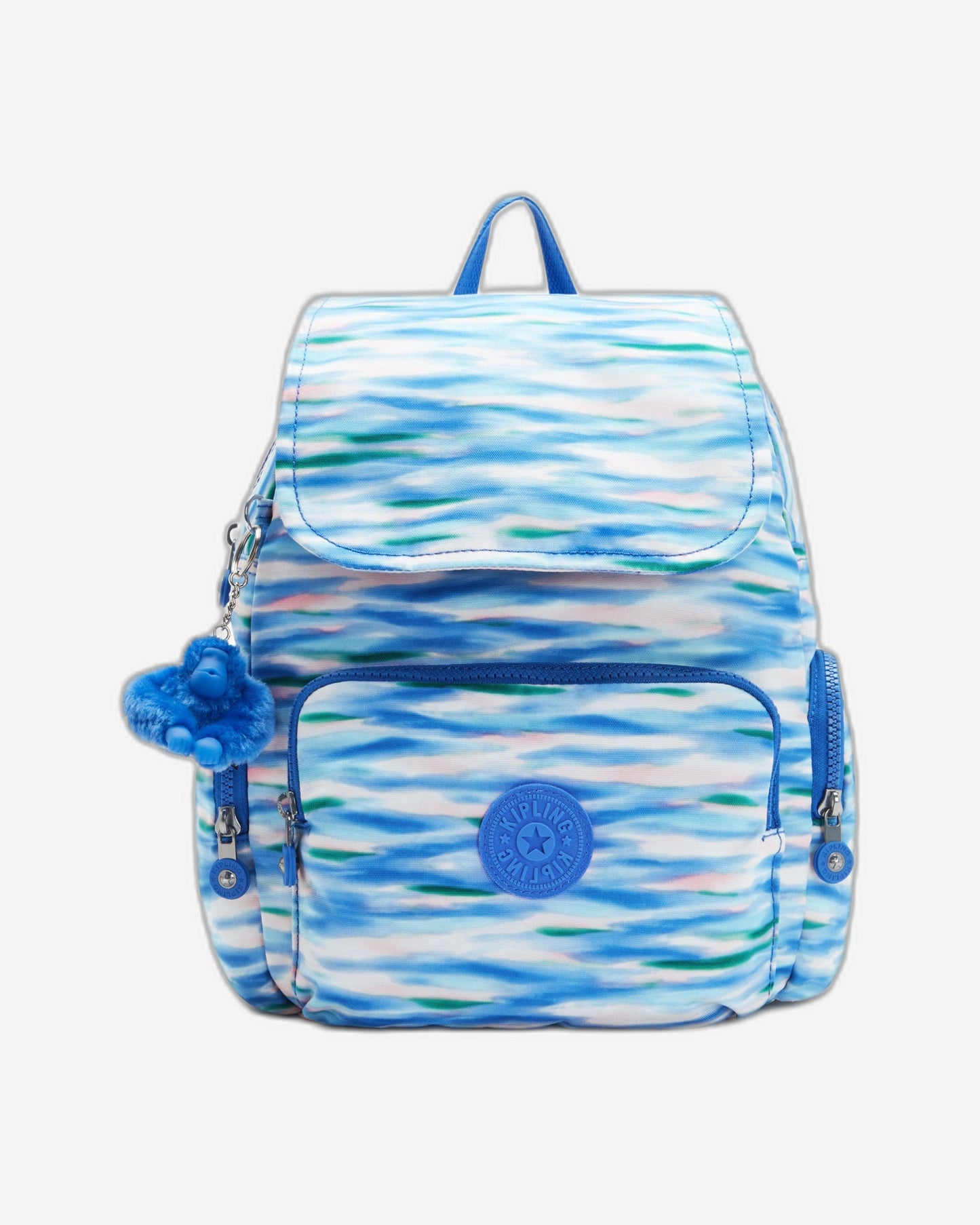 حقيبة ظهر صغيرة Kipling City Zip S بلون أزرق باهت C2I6345-TX9
