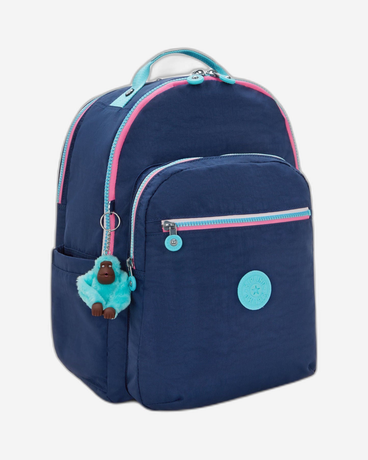 حقيبة ظهر Kipling Seoul College Extra Resort Navy كبيرة مع حجرة للكمبيوتر المحمول I6350-2DG
