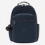 حقيبة ظهر Kipling Seoul College Extra True Blue Tonal كبيرة مع حجرة للكمبيوتر المحمول I6350-4DX