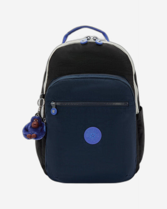 حقيبة ظهر كبيرة Kipling Seoul College Extra True Block مع جيب للابتوب I6350-74Q