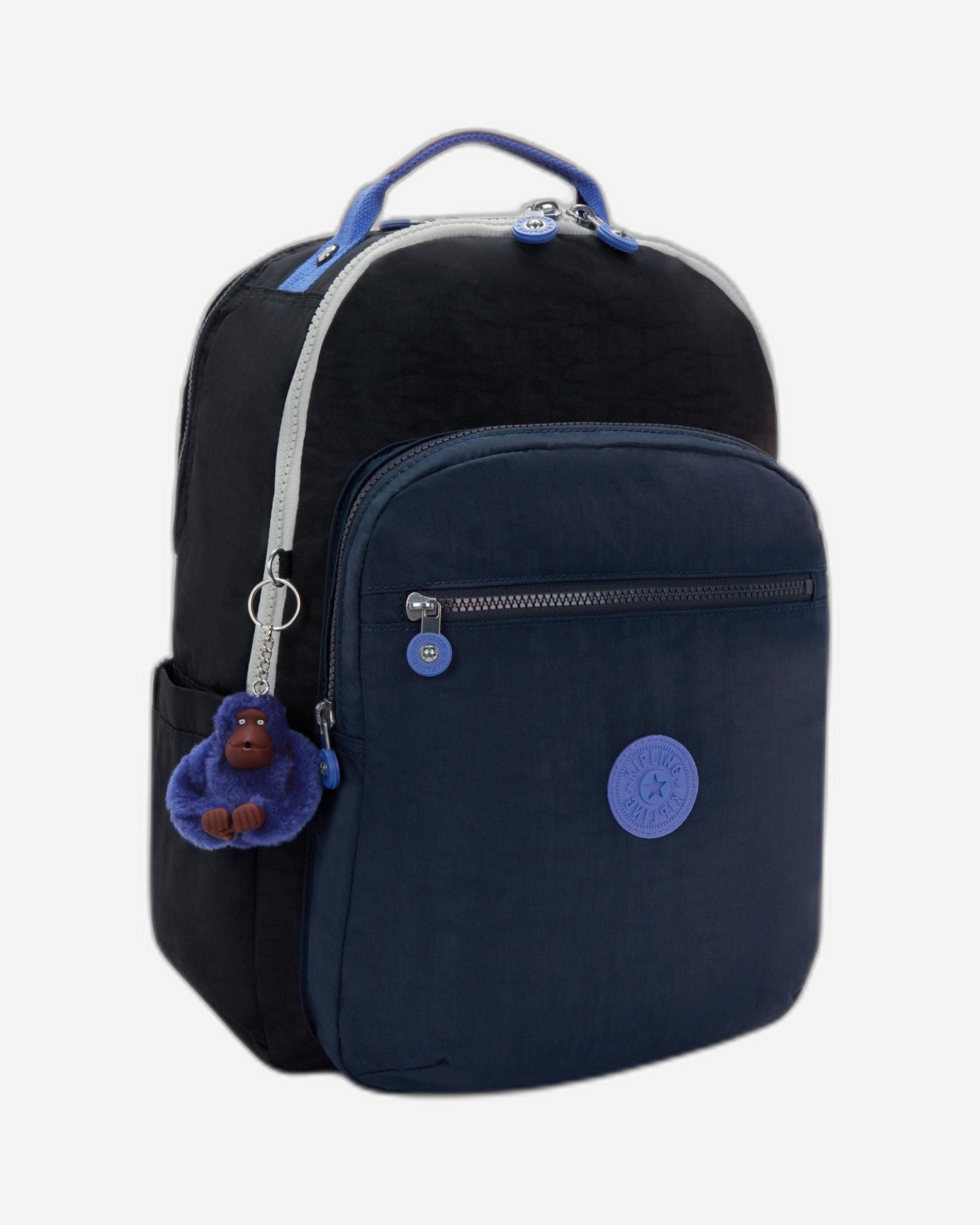 حقيبة ظهر Kipling Seoul College Extra True Block Large مع حجرة للكمبيوتر المحمول I6350-74Q