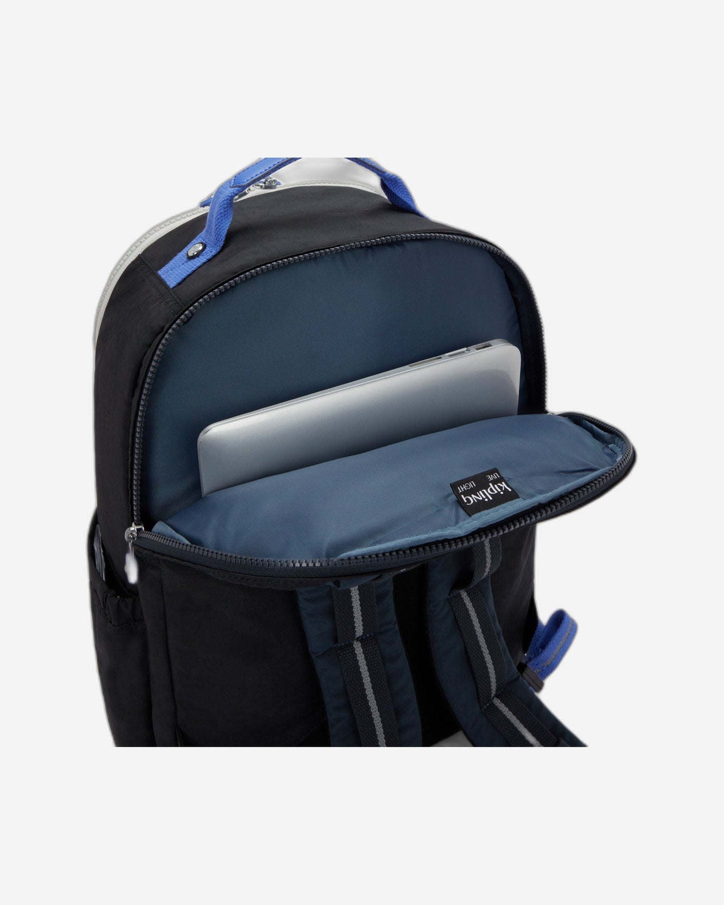 حقيبة ظهر Kipling Seoul College Extra True Block Large مع حجرة للكمبيوتر المحمول I6350-74Q