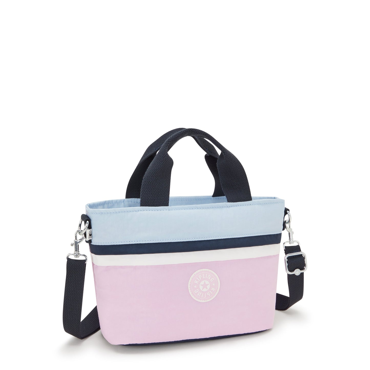 KIPLING-Minta-حقيبة كتف صغيرة (بحزام كتف قابل للإزالة)-L وردي أزرق Bl-I6370-9KR
