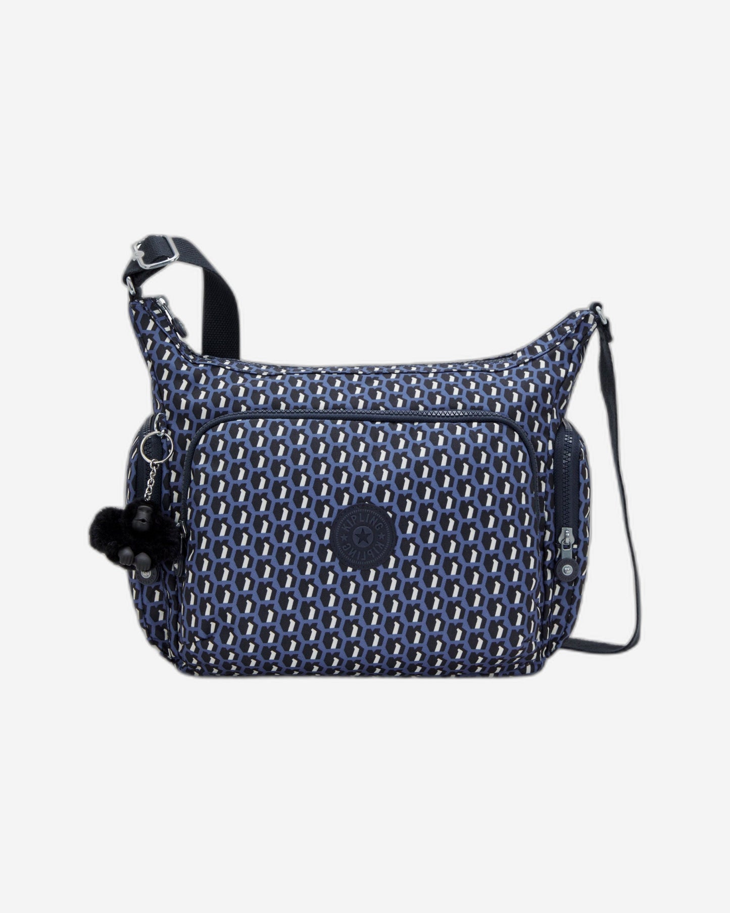 حقيبة كتف كبيرة زرقاء Kipling Gabb 3D K I6525-4JS